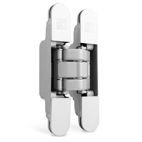 BISAGRA INVISIBLE KARAKTER K8080 CROMO SATINADO / NEGRO ACABADO NEGRO