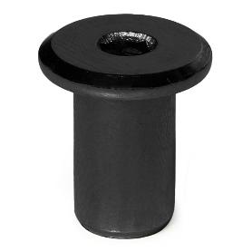 TUBO CONJUNTO UNION M6 CEGAS NEGRO / NÍQUEL ACABADO NEGRO LONGITUD 15 MM