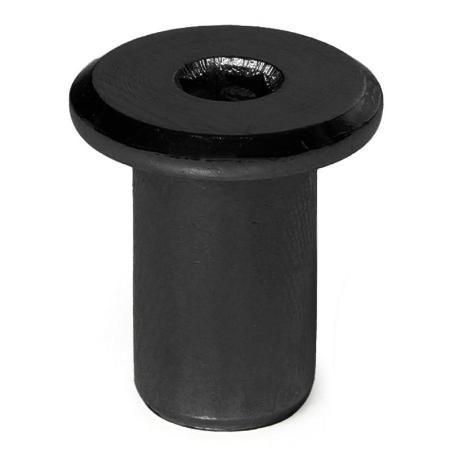 TUBO CONJUNTO UNION M6 CEGAS NEGRO / NÍQUEL ACABADO NEGRO LONGITUD 15 MM