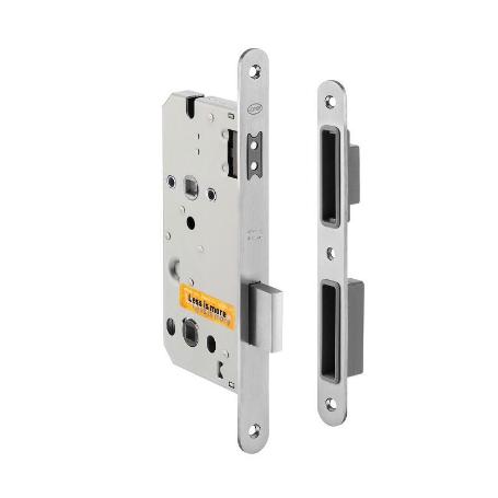 CERRADURA MAGNÉTICA EMBUTIDA MODELO CARLES PARA PUERTA DE PASO - ACABADO SATINADO O ANTRACITA NEGRO ACABADO NEGRO