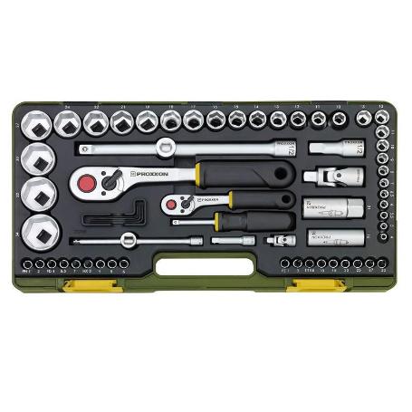 ESTUCHE INDUSTRIAL PROXXON 65PCS 1/2-1/4 2223286