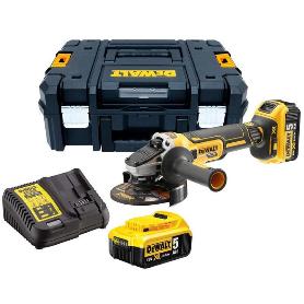 MINI-AMOLADORA DEWALT DCG405P2-QW 18V XR 5AH CON MALETÍN TSTAK - DISCO 125 MM