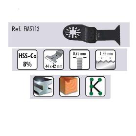 HOJA SIERRA OSCILANTE 44X42MM FM5112