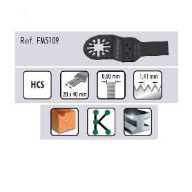 HOJA SIERRA OSCILANTE 20X40MM FM5109
