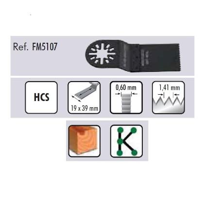 HOJA SIERRA OSCILANTE 34X40MM FM5107
