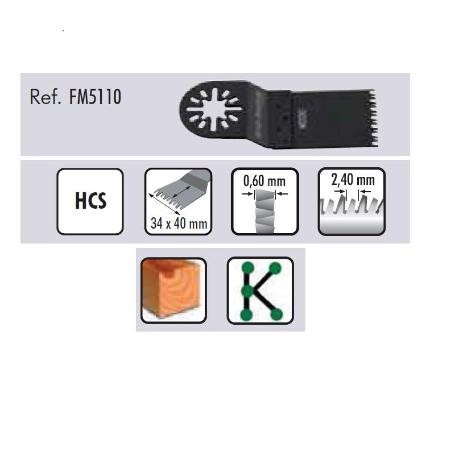 HOJA SIERRA OSCILANTE 34X40MM FM5110