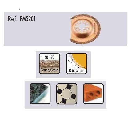 HOJA S/OSCIL.M/LUNA M/DURO 63MM FM5201