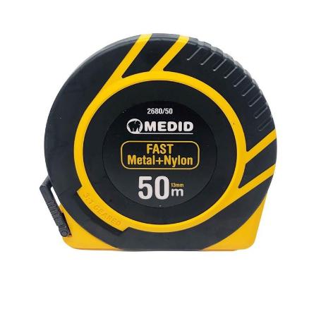 CINTA METRICA METALICA NYLON+FAST 50MS 268050 MEDID