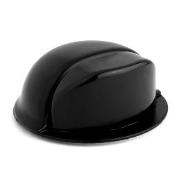 TOPE PUERTA ADHESIVO CON GOMA Ø49 H22 NEGRO