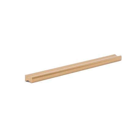 TIRADOR ALUMINIO YOKONO ACABADO LATÓN SATINADO DISTANCIA 160