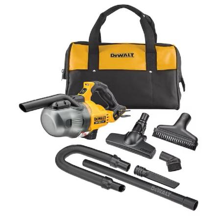 ASPIRADOR SOLIDOS DEWALT XR 18V DCV501LN CON ACCESORIOS SIN BATERIAS Y CARGADOR