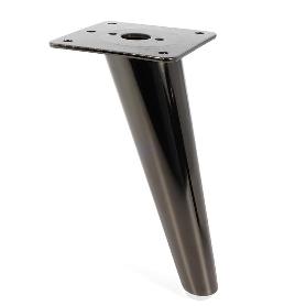 PATA METÁLICA MODELO COV H180 NEGRO MATE / NÍQUEL MATE ACABADO NÍQUEL OSCURO