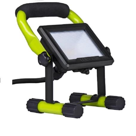 FOCO PORTATIL LUCECO 50W 4000LUM 5000K IP65 CABLE 1,5M SCHUKO EFLDW50B50-E5