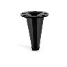 PATA METÁLICA CONE H100 ACABADO NEGRO MATE