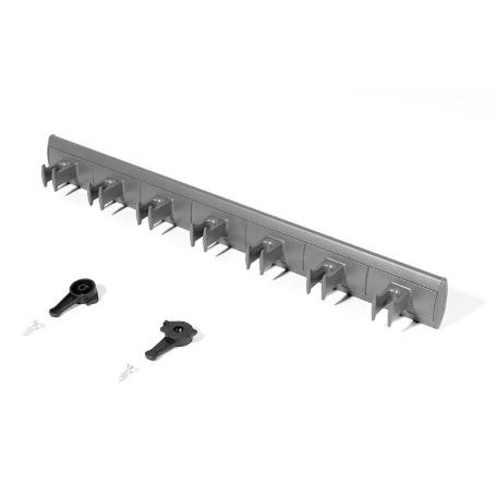 PORTACINTURONES FIJO ERGO ALUMINIO ANTRACITA