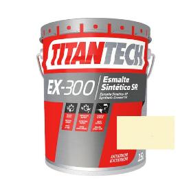 ESMALTE S/R EX300 CREMA RAL 1015 15L TITANTECH