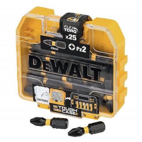 JUEG.25 PUNTAS PZ2 25MM DEWALT DT70556T