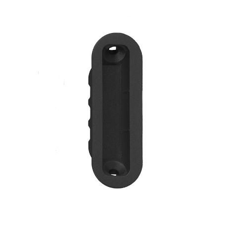 CERRADERO MINIMAL XT PUERTA MADERA CROMO SATINADO, NEGRO MATE, BLANCO MATE ACABADO NEGRO MATE (CAJA 50)