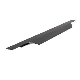 TIRADOR EMBUTIR MODELO VECTOR ALUMINIO SP19 NEGRO CEPILLADO LARGO 397