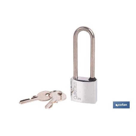 CANDADO INOXIDABLE A/LARGO QUALITY PLUS 30MM