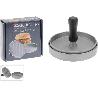 MOLDE HAMBURGUESA METAL 11X9 CM
