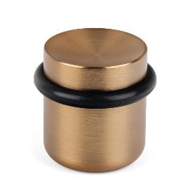 TOPE DE PUERTA EN ZAMAK MODELO LUV 36×35 MM EN NIQUEL CEPILLADO, LATÓN CAVA, BLANCO MATE O NEGRO MATE - DISEÑO COMP