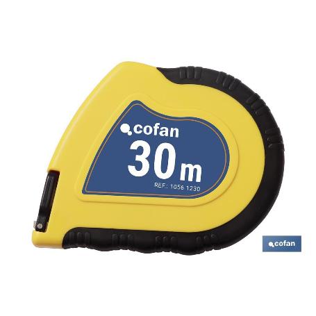 CINTA MÉTRICA ACERO RECUBR. NYLON  50 MTS