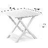 MESA PLEGABLE TEVERE 79X72 CM BLANCA