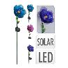 PINCHO FLOR LUZ SOLAR METAL 15X81 CM