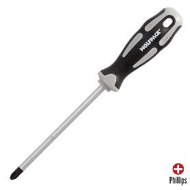 DESTORNILLADOR PHILLIPS ACERO S2 MANGO TPR BIMATERIAL. MEDIDA PH 3 X Ø 8,0 X 150 MM.  DIN5262.
