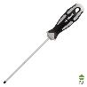 DESTORNILLADOR PLANO VACIADO ACERO S2 MANGO TPR BIMATERIAL. MEDIDA 1,2 X Ø 6,0 X 150 MM.  DIN5265