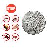 TELA MOSQUITERA FIBRA VIDRIO GRIS 18X16/60 CM. ROLLO 50 METROS.