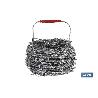ALAMBRE DE ESPINO GALVANIZADO 1,7MM X 50M