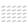 EMUCA LOTE DE 25 TIRADORES PARA MUEBLE PICANYA, L45MM, INTEREJE 32MM, ALUMINIO, ANODIZADO MATE
