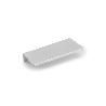 EMUCA LOTE DE 25 TIRADORES PARA MUEBLE PICANYA, L45MM, INTEREJE 32MM, ALUMINIO, ANODIZADO MATE