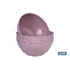 BOL MODELO ALBAHACA 2.4 L ROSA PALO 23X10CM   CAJA 6 UNID.