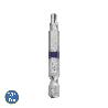 PUNTAS LARGAS DESTORNILLADOR TORX T25 (2 PIEZAS). ACERO S2 AL CROMO VANADIO. PUNTAS HEXAGONALES, DESTORPUNTAS,