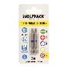 PUNTAS LARGAS DESTORNILLADOR TORX T25 (2 PIEZAS). ACERO S2 AL CROMO VANADIO. PUNTAS HEXAGONALES, DESTORPUNTAS,