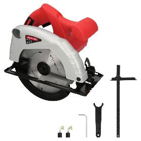 SIERRA CIRCULAR 1300 WATT. DISCO 185 MM. 4.800 RPM CORTE A INGLETE CON REGULADOR DE PROFUNDIDAD. INGLETADORA, SIERR