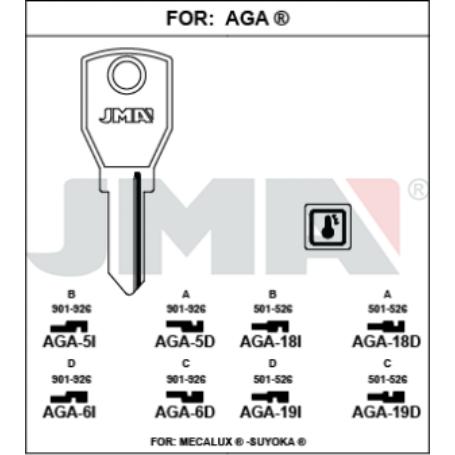 LLAVES JMA TIPO B MOD AGA-19I