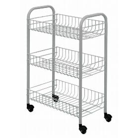 MENAJE METALTEX VERDULERO 3 ESTANTES 41X23X63 CM SIENA 340633006