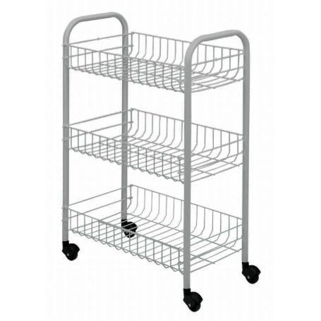 MENAJE METALTEX VERDULERO 3 ESTANTES 41X23X63 CM SIENA 340633006