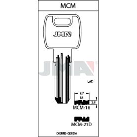 LLAVES JMA PROM. 25 LLAVES+5 GRATIS SEGURIDAD LATON MOD MCM-16E8