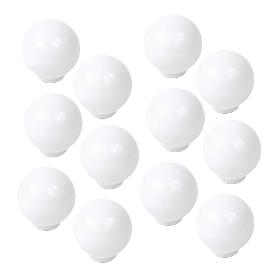 POMO BOLA ABS D/34 BLANCO T-504-2 (CAJA 10)