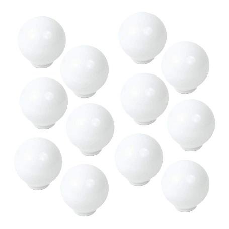 POMO BOLA ABS D/34 BLANCO T-504-2 (CAJA 10)