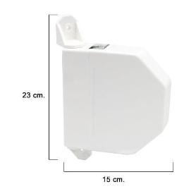 PERSIANA RECOGEDOR ABATIBLE GRAND BLANCO SIN CINTA 22MM 06010001