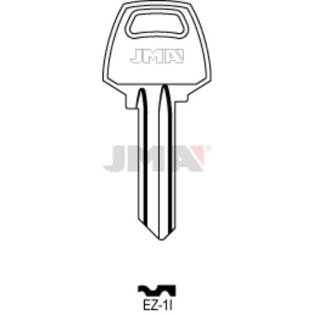 LLAVES JMA PROMO 50 LLAVES+5 GRATIS ACERO TIPO A MOD EZ-1I (CAJA 50 UNIDADES)