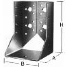 SOPORTE VIGA CERRADO SV3 70X125 ZINCADO