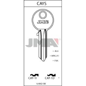 LLAVES JMA PROMO 50 LLAVES+5 GRATIS ACERO TIPO A MOD CAY-1D (CAJA 50 UNIDADES)