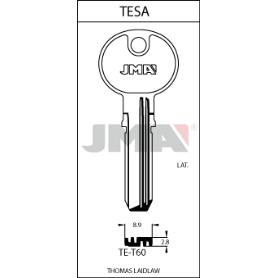 LLAVES JMA PROM. 50 LLAVES+5 GRATIS SEGURIDAD LATON MOD TE-T60 (CAJA 50 UNIDADES)